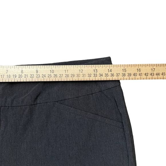 Talbots Factory Pull On Pant Women's 4 Gray Fitted Career Slim Straight Leg - Picture 8 of 12